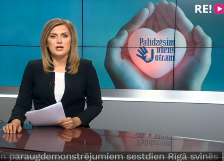 LTV ziņu dienests par Palīdzēsim viens otram